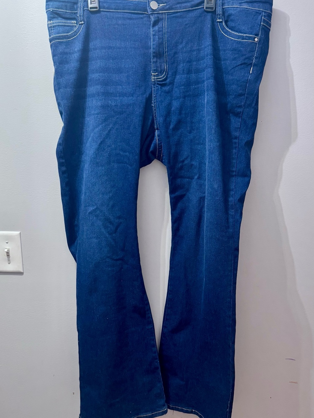 Supersoft Women's Blue Denim Jeans, Size 20